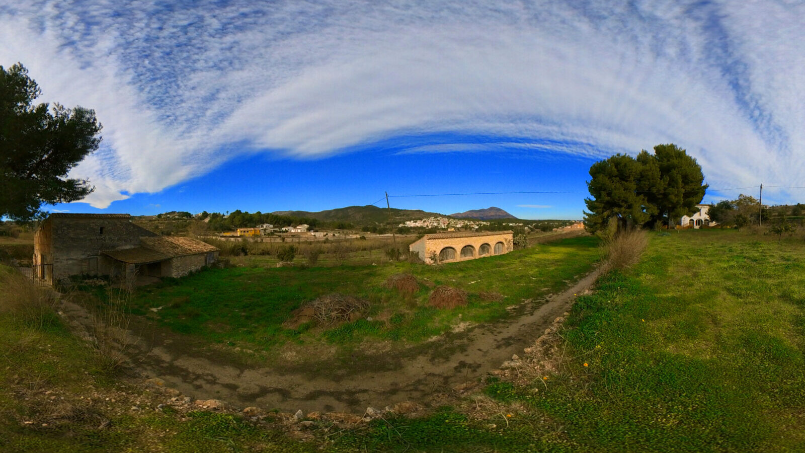 Recreación del riu-rau de la bajada del Abiar, pieza clave de la cultura de la pasa.